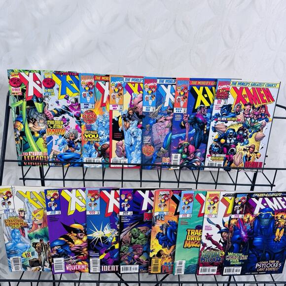 X-Men 64-78 Lot Marvel Psi War Operation Zero Tolerance - Picture 1 of 7